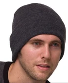 Tam Kalıp Kışlık Triko Bere - Antrasit thumbnail 1