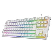 GAMEBOOSTER  G23 Enigma TKL Rainbow Aydinlatmali Red Switch Mekanik Beyaz Oyun Klavyesi - 2