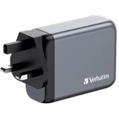 VERBATIM GNC-100 GaN Charger 100W 2xUSB-CPD 100W / 1xUSB- PD 65W/ 1 x USB- - 4