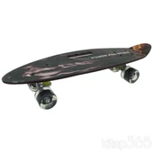 885 Desenli Orta Boy Işıklı Kaykay 60 cm - 1