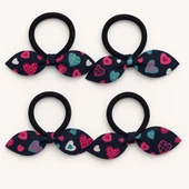 Tavşan Kulak Lastikli Toka 4 Adet thumbnail 1