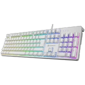 GAMEBOOSTER  G24 Enigma Rainbow Aydinlatmali Red Switch Mekanik Beyaz Oyun Klavyesi - 2