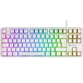 GAMEBOOSTER G23 Enigma TKL Rainbow Aydinlatmali Red Switch Mekanik Beyaz Oyun Klavyesi - 1
