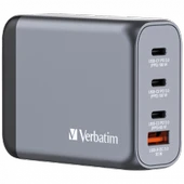 VERBATIM GNC-100 GaN Charger 100W 2xUSB-CPD 100W / 1xUSB- PD 65W/ 1 x USB- - 1