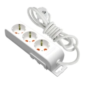 3'lü 1 metre kablolu grup priz anahtarsız "çocuk korumalı" thumbnail 3