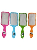 LUX Sabun 80GR Soft Touch 6 Adet Saç Fön Fırçası Renkli Oval Saç Fırçası Tarak 1+1 Adet - 4