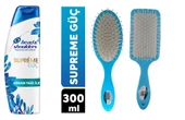 head and shoulders Supreme Şampuan Güç 300 ml 1 Adet Saç Fön Fırçası Oval Saç Fırçası Tarak 1+1 Adet - 1
