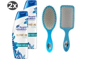 head and shoulders Supreme Şampuan Güç 300 ml 4 Adet Saç Fön Fırçası Oval Fırçası Tarak 1+1 Adet - 1