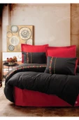 Emh Folk Art Çift Kişilik Nevresim Takımı Flori Siyah - 1