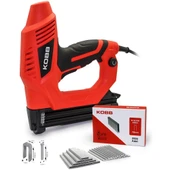 KOBB KBZ90 15-25mm Zımba ve 15-32mm Profesyonel Çivi Çakma Makinesi + 3000 adet Yedek Zımba ve Çivi thumbnail 1