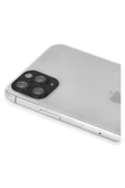 iPhone 11 Pro Max Pers Alüminyum Kamera Lens - Siyah - 3