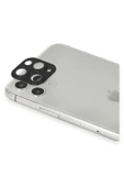 iPhone 11 Pro Max Pers Alüminyum Kamera Lens - Siyah - 2