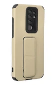 Xiaomi Redmi Note 8 Pro Kılıf Mega Standlı Silikon - Gold - 2