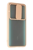 Xiaomi Redmi Note 8 Pro Kılıf Palm Buzlu Kamera Sürgülü Silikon - Pembe - 2