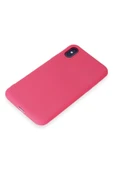 iPhone X Kılıf First Silikon - Pembe - 4
