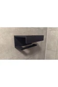 Yapışkanlı Tuvalet Kağıdı Askısı Banyo Tuvalet Kağıtlığı Aparatı-Peçetelik Organizer Plastik - 4