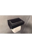 Yapışkanlı Tuvalet Kağıdı Askısı Banyo Tuvalet Kağıtlığı Aparatı-Peçetelik Organizer Plastik - 1