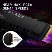 WD_BLACK SN850X NVMe Dahili Oyun Soğutuculu SSD thumbnail 4