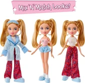 Bratz Pijama Partisi Cloe Moda Bebeği ve 2 Takım Pijama - 3