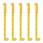 Sevimli Sarı Zürafa Boy Ölçüsü Sticker - 2
