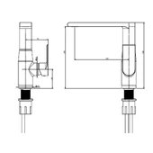 Bocchi Smart Eviye Bataryası-Krom 1012-0090 - 2