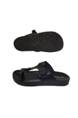 GEZER Siyah Unisex Rahat Hafif Ve Şık Parmak Arası Terlik thumbnail 3