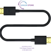 4K 60Hz HDMI To HDMI Görüntü Aktarım Kablosu 3 Metre thumbnail 1