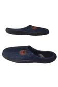 GEZER Erkek Lacivert-Siyah Ortopedik Taban Ev İçi Günlük Terlik Gezrr98-1023 thumbnail 1