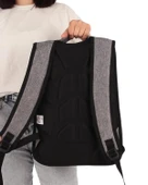 Temel My Polo Sırt Çantası Kırmızı Beyaz Çizgili Gri 8860 thumbnail 4