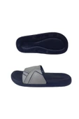 ALAABO Erkek Lacivert-Gri Yazılı Ultra Hafif Plaj Havuz Bahçe Terlik Alaboo320-799 thumbnail 2
