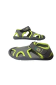 SRB Fıstık Yeşili-Füme Erkek Çocuk Deniz Havuz Plaj Ayakkabısı SRB4598 thumbnail 1