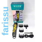 WAER Profesyonel Şarjlı Saç Sakal Tıraş Makinesi - WA-0191 Altın Ejderha Tasarımlı - 1
