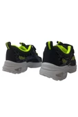 N Drops N.DROPS Erkek Çocuk Siyah-Fosfor Yeşili Işıklı Ortopedik Taban Günlük Spor Ayakkabı thumbnail 5