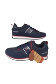 Jagulep Erkek Lacivert Kaymaz Ortopedik Taban Günlük Spor Ayakkabı - 1