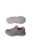 Best Of Kız Çocuk Gri Figürlü Likralı Lastikli Ultra Hafif Spor Ayakkabısı thumbnail 3
