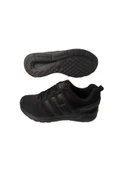 Somicks Erkek Siyah Kaymaz Taban Ultra Hafif Bağcıklı Günlük Spor Ayakkabı thumbnail 4