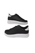 DarkStep Siyah Bağcıklı Unisex Günlük Şık Spor Ayakkabı - 1