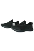 BS BLACK SEA Siyah Lastikli Kadın Düz Taban Anarok Spor Ayakkabı thumbnail 3