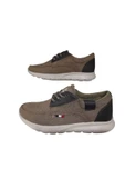 Dakırs Dakır's Erkek Bej Bağcıklı Ortopedik Taban Günlük Şık Yürüyüş Ayakkabı thumbnail 4