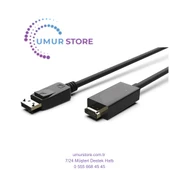 IDPH-18T Displayport To Hdmi Kablo 1.8mt thumbnail 4