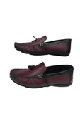 N S R Erkek Bordo Loafer Ayakkabı thumbnail 2