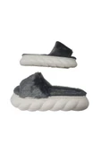 Akınal Bella Kadın Gri Peluş Ultra Hafif Günlük Terlik AKB105-979 - 1