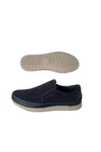 İstanbul Hakiki Deri Lacivert-Lastikli Günlük Erkek Ayakkabı thumbnail 2