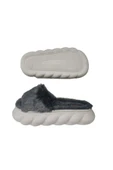 Akınal Bella Kadın Gri Peluş Ultra Hafif Günlük Terlik AKB105-979 - 5