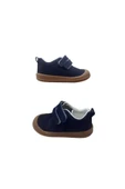 MOMY Erkek Bebek Lacivert Hakiki Deri İlk Adım Yürüyüş Ayakkabı mmy659-11 thumbnail 1