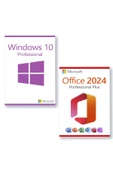 MICROSOFT Windows 10 Pro Home Ve Office 2024 Key Son Model Ömür Boyu Kullanım-full Versiyon - 1