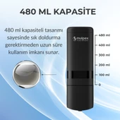 Mulpex 480 ml Siyah Duvara Monte Sıvı Sabun Dispenseri Premium Kalite ABS Gövde, Anahtarlı, Şık ve Güvenli thumbnail 1