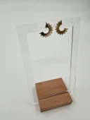 Xbaby Güneş Desenli Gold Küpe thumbnail 3