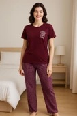 SENFONİ KISA KOLLU PİJAMA TAKIMI - 1