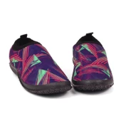 Unisex Lila Kaydırmaz Tabanlı Ergonomik Tasarımlı Dayanıklı Plaj, Havuz, Deniz Ayakkabısı thumbnail 4